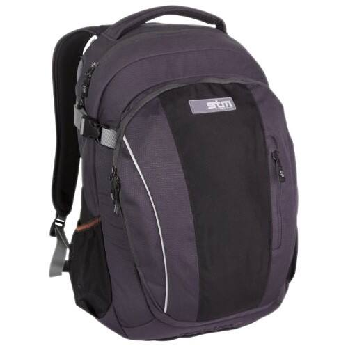 Front Standard. STM Bags - revolution Carrying Case (Backpack) for 15" Notebook, - Black.