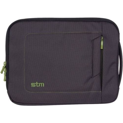 Front Standard. STM Bags - jacket Carrying Case (Sleeve) for 11" iPad, - Black.