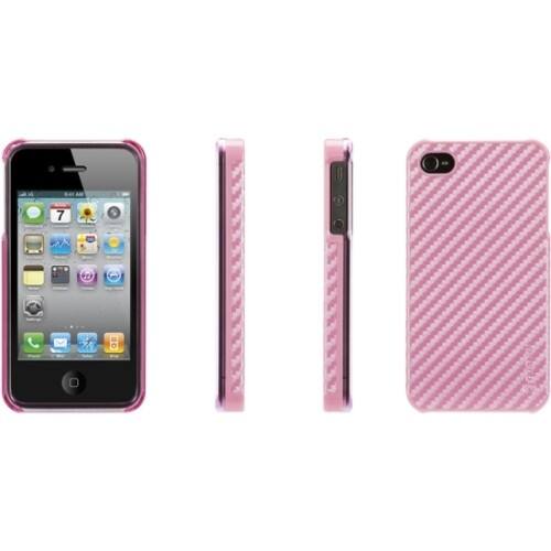 Front Standard. Griffin Technology - Elan for m Graphite iPhone4 - Soft Pink.