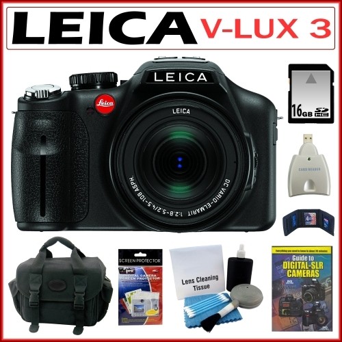 Best Buy: Leica V-Lux 3 Bundle 18160 12.1-Megapixel DSLR Camera