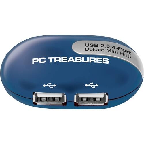 Front Standard. Digital Treasures - 4-port USB Hub.