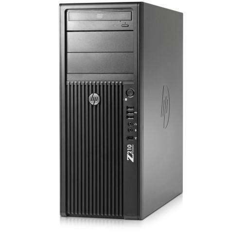 Front Standard. HP - Convertible Mini-tower Workstation - 1 x Intel Xeon E3-1240 3.30 GHz - Jack Black.
