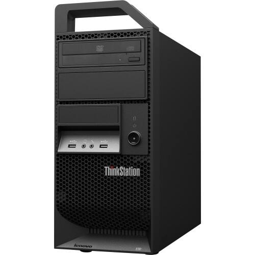 Front Standard. Lenovo - ThinkStation Tower Workstation - 1 x Intel Core i5 i5-2400 - Raven Black.