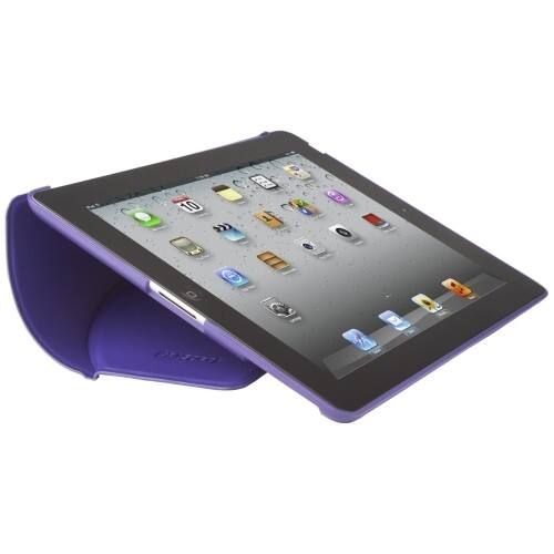 Front Standard. Speck - MagFolio Lounge Carrying Case (Folio) for iPad - Aubergine.