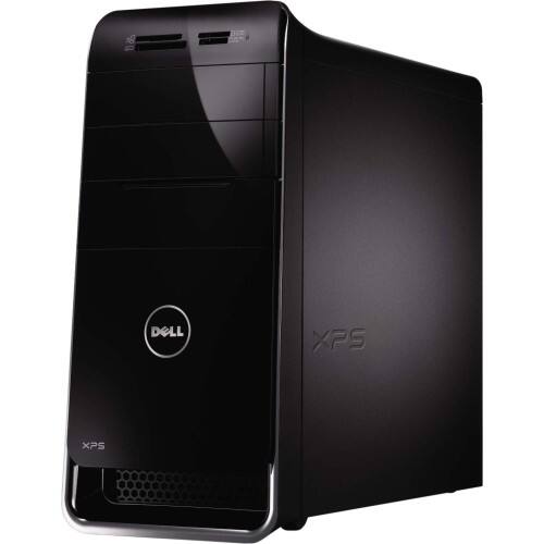 Front Standard. Dell - XPS Desktop Computer - 8 GB Memory - 1 TB Hard Drive - Piano Black.