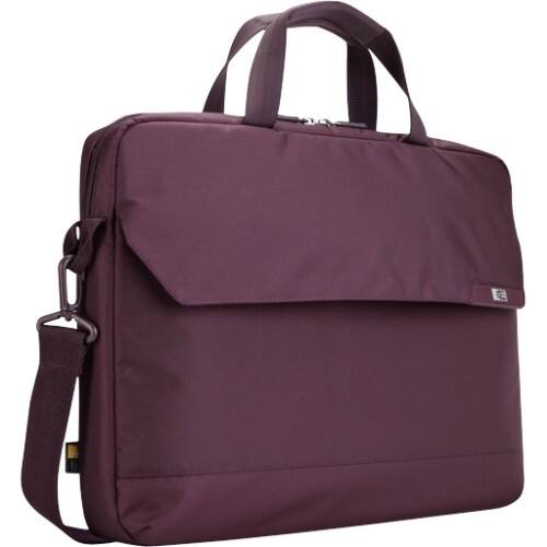 Front Standard. Case Logic - Carrying Case (Attach?) for 14.1" Notebook, iPad - Tannin.