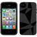 Front Standard. Speck - GeoSkin TPU Case for iPhone 4 & 4S - Black.