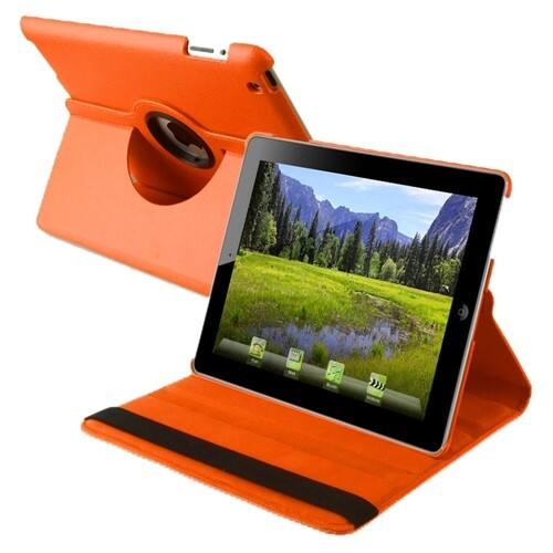 Front Standard. eForCity - Carrying Case for iPad - Orange.