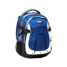 Front Large. CalPak - Rally Carrying Case (Backpack) for Notebook - White Whirlwind.