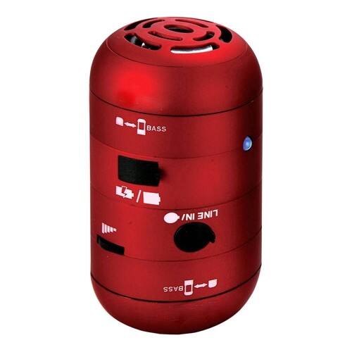 Front Standard. AGPtek - Speaker System - Red.