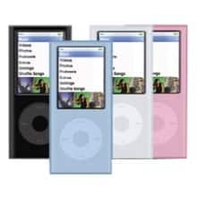 Front Large. iLuv - Silicone Case for iPod Nano 4th Gen - White.