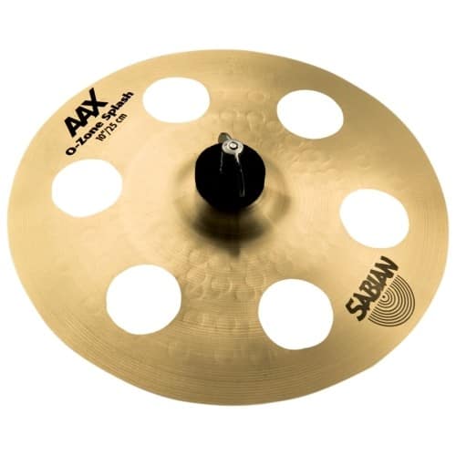 Front Standard. Sabian - 10" AAX O-Zone Splash - Natural.
