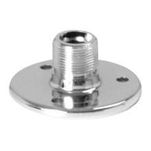 Front Large. On-Stage Stands - Mounting Adapter for Microphone - Chrome.