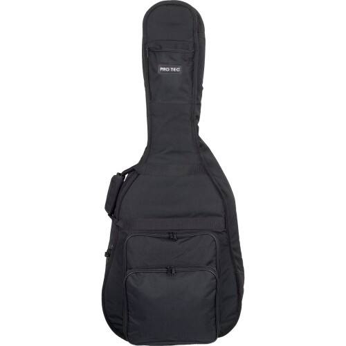 Front Standard. Protec - Deluxe Carrying Case (Backpack) for Guitar - Black.