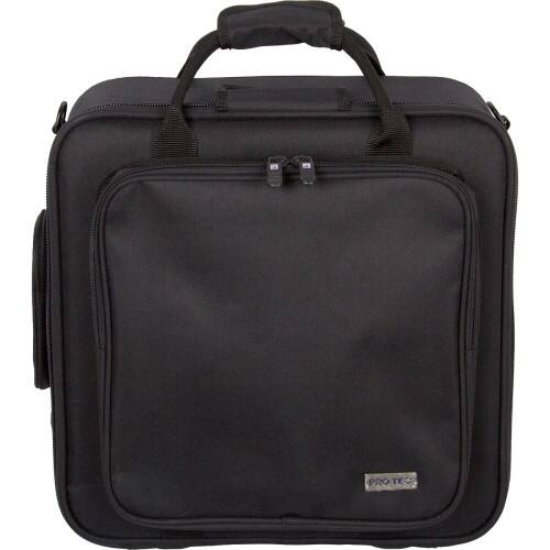 Front Standard. Protec - Carrying Case for Audio Mixer - Black.