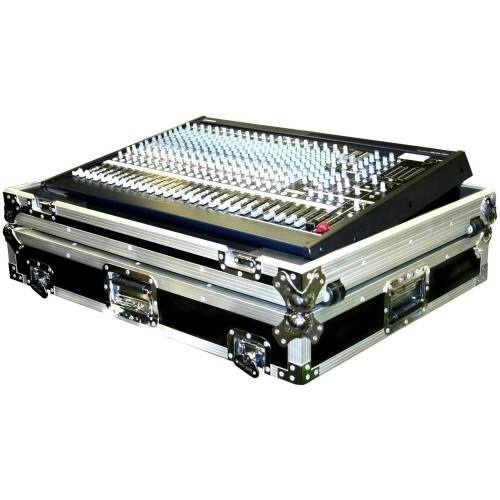 Front Standard. Road Ready - Yamaha MG2414 Mixer Case with Low Profile Wheels.