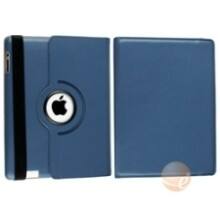 Front Large. eForCity - iPad Carrying Case - Navy Blue.