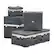 Front Large. SKB - 12" Deep Roto X Shipping Case without Foam.