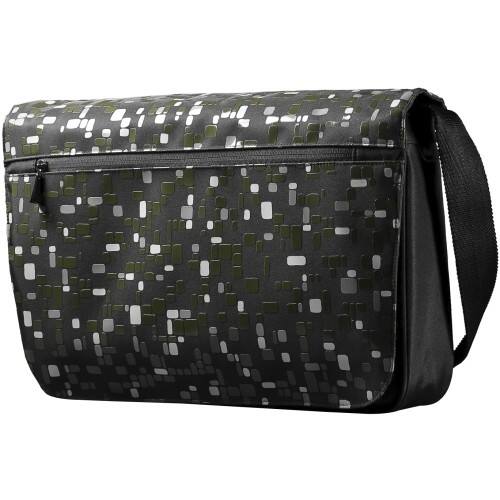 Front Standard. iSkin - silo Messenger Digital Camo Nylon Bag for MacBook/Notebook 13-15.