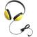 Front Standard. Califone - Listening First Stereo Headphones - Yellow.