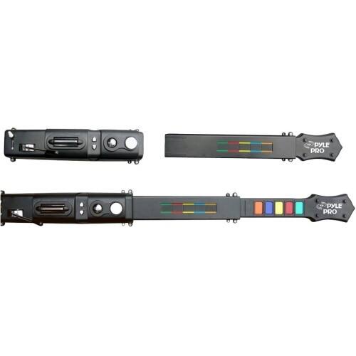 Front Standard. Pyle - Wireless 2.4 GHz Mini Guitar for PS2/PS3/WII Guitar Hero and ROCKBAND Series.
