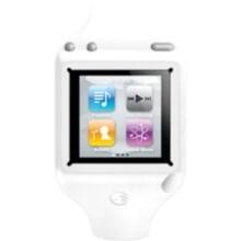 Front Large. SwitchEasy - TICKER Carrying Case (Wristband) for iPod - White.