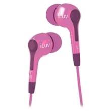Front Large. iLuv - Cafe Nites Earphone - Pink.