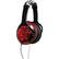 Front Standard. Wicked - Reverb Headphone - Black, Red.