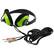 Front Standard. iMicro - Stereo Headset with Microphone and Volume Control - Black, Green.