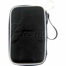 Front Large. Fosmon - Impact Absorbing Silicone Case For Nintendo DS Lite - Black.
