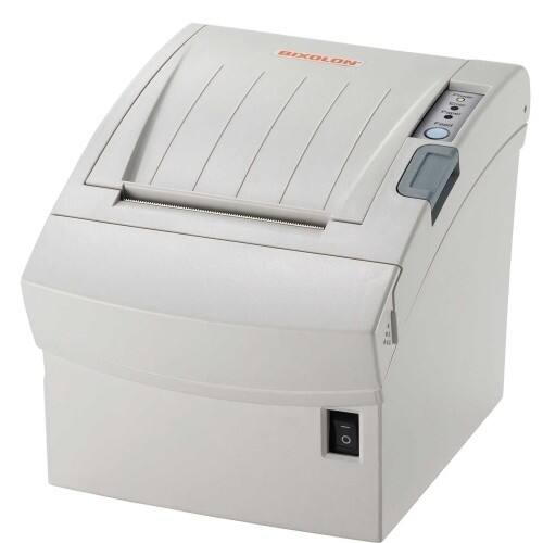 Front Standard. Bixolon - Direct Thermal Printer - Monochrome - Desktop - Receipt Print - White.