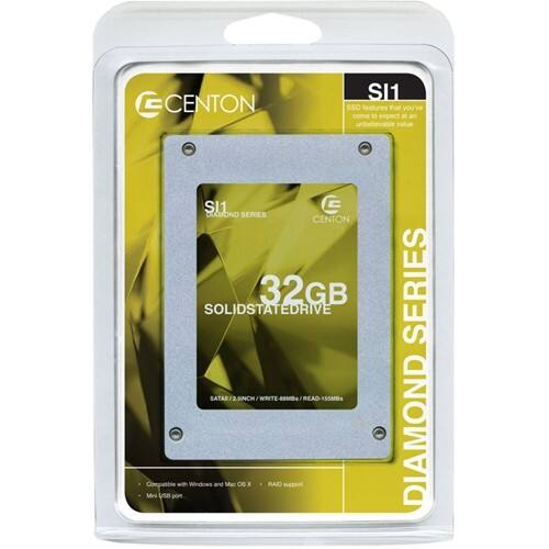 Front Standard. Centon - Diamond 32 GB 2.5" Internal/External Solid State Drive.