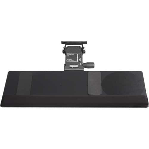 Front Standard. Kelly - 69000 Series California Keyboard Tray with Angular Mouse Area.