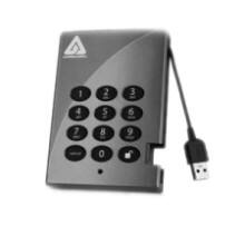 Front Large. Apricorn - Aegis Padlock 256 GB 2.5" External Solid State Drive.