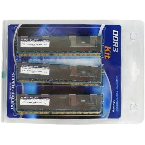 Front Standard. Super Talent - 12GB DDR3 SDRAM Memory Module.