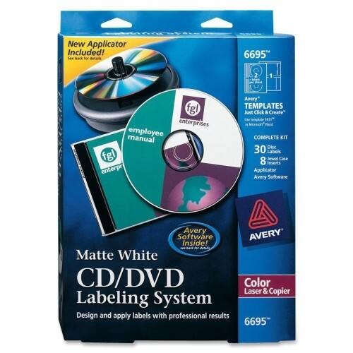 Front Standard. Avery - Matte CD/DVD Design Kit.