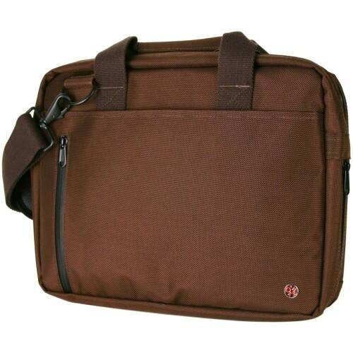 Front Standard. TokenBags - Rector Carrying Case (Briefcase) for 15" Notebook - Dark Brown.