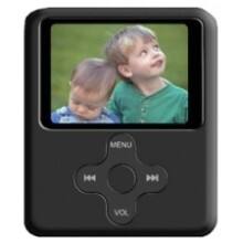 Front Large. Isonic - Snapbox 4 GB Flash Portable Media Player - Black.