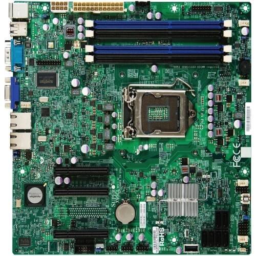 Front Standard. Super Micro - Desktop Motherboard - Intel C202 Chipset - Socket H2 LGA-1155 - Bulk Pack.
