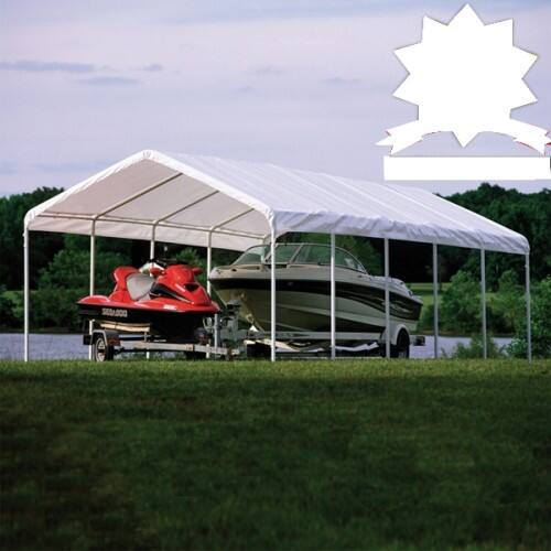 Front Standard. ShelterLogic - Super Max Replacement Canopy Cover.