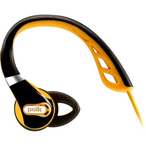 Front Standard. Polk Audio - UltraFit 500 In-Ear Sports Headphone - Black, Gold.