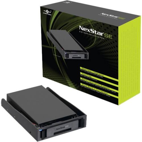 Front Standard. Vantec - NexStar SE Drive Bay Adapter - Black.
