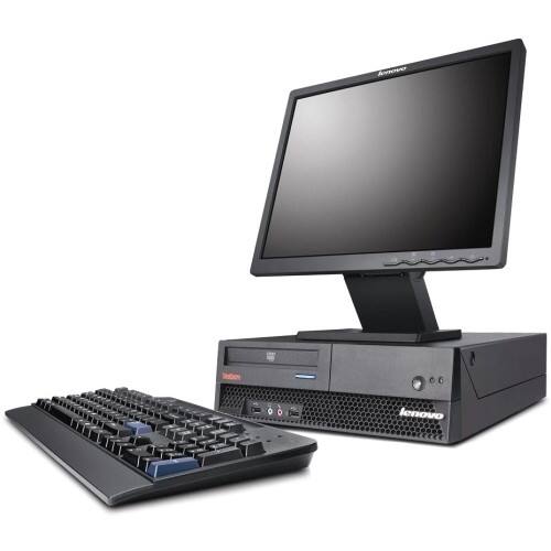 Front Standard. Lenovo - 15" ThinkCentre Desktop Computer - 1 GB Memory - 160 GB Hard Drive.