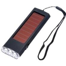 Front Large. Mitaki-Japan - 3-Bulb LED Solar Flashlight.
