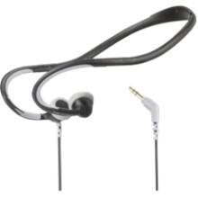 Front Large. Scosche - actionWRAPS II Earphone - Black.