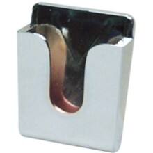 Front Large. RoadPro - CB Microphone Holder Plated.