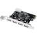 Front Standard. Startech - 4 Independent Port PCIe USB 2.0 Adapter Card.