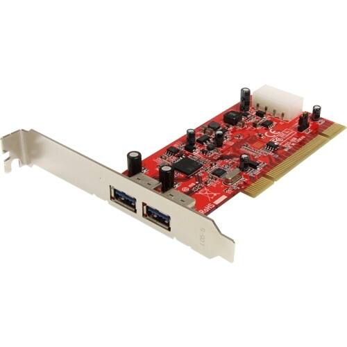 Front Standard. Startech - 2 Port PCI SuperSpeed USB 3.0 Card Adapter.