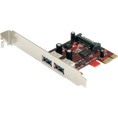 Front Standard. Startech - 2 Port SuperSpeed USB 3.0 PCI Express Card with SATA Power.