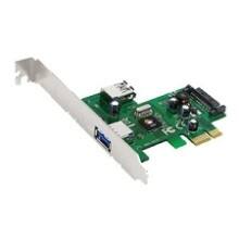 Front Large. SIIG - 2-port PCIe host adapter with 1 external & 1 internal SuperSpeed USB 3.0 ports.